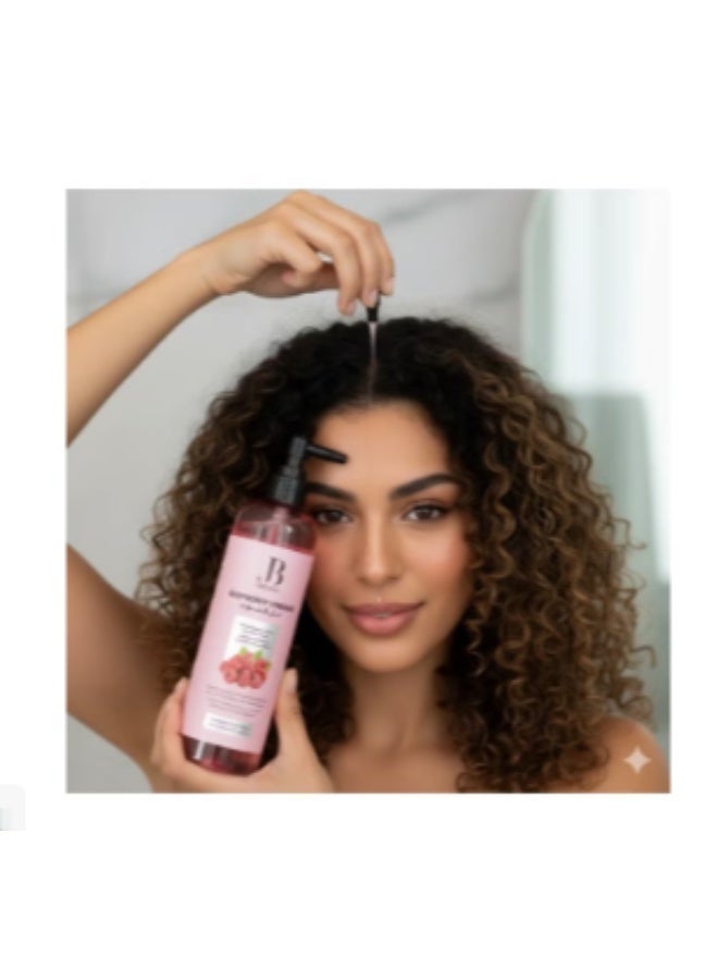 JB ORGANIC Berry Vinegar Hair Strengthening Tonic, 400 ml - Image 4